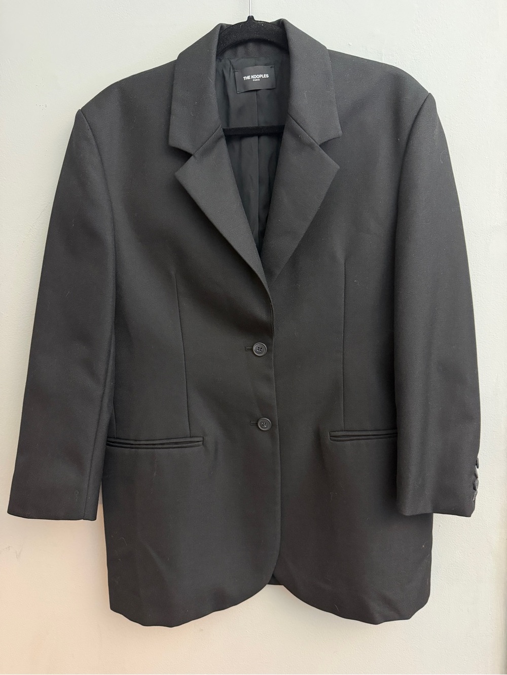 The Kooples Relaxed Fit Suiting Blazer, Size 2/XS